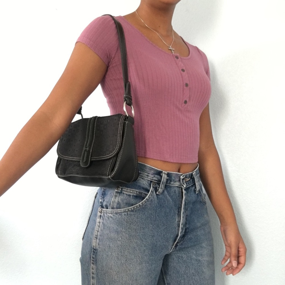American Eagle purple crop top